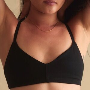 MATE the Label Organic Cotton triangle bralette